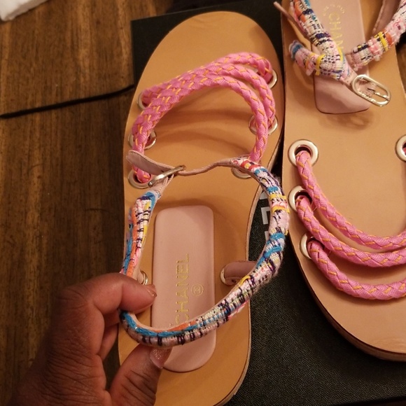 Chanel flat sandals - Picture 5 of 8